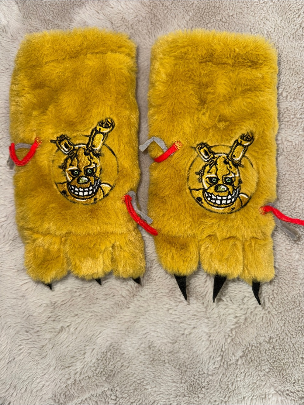 Five Nights at Freddy’s Fingerless Fuzzy Gloves